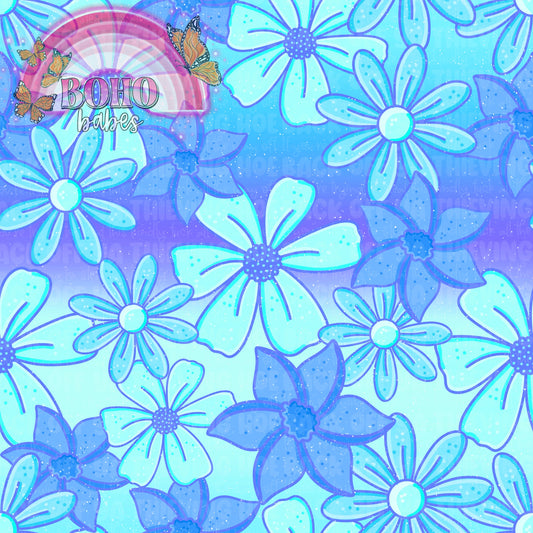 Blur floral Ombre