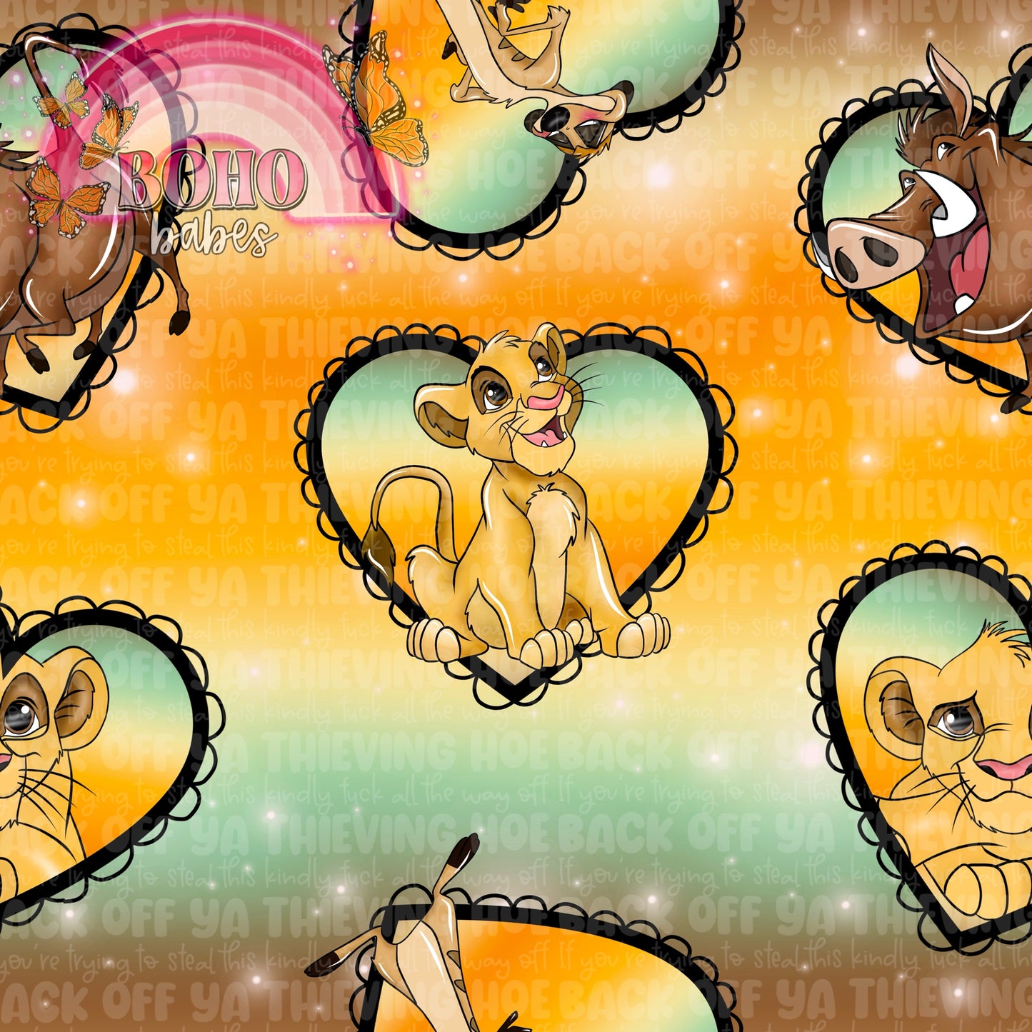 Lion King hearts