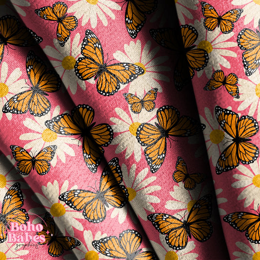 BUTTERFLY FLORAL PINK