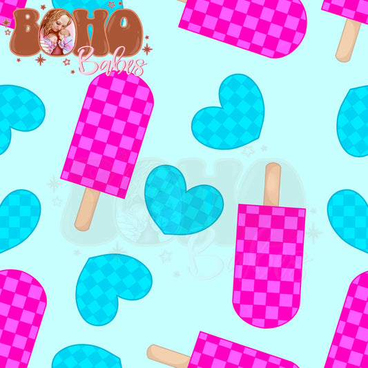Summer Popsicle Checkered